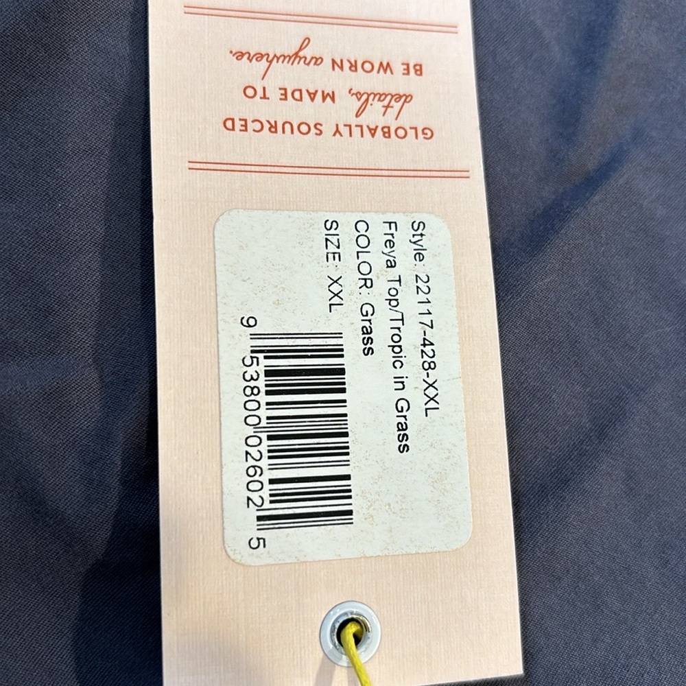 Persifor tropical flora gauze tunic - Picture 7 of 9